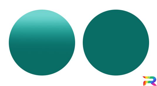 Краска DAF цвет 1801918, 3540, CA350 - Transmeta Green (Базовая)