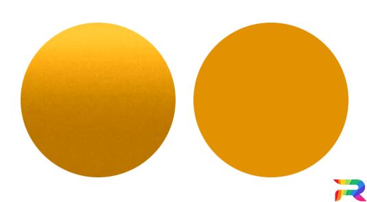 Краска для автомобилей Renault цвет J37 -  Jaune Syrius (Базовая)