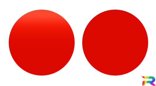 Краска для автомобилей DAF цвет 1874732, CC980 -  Coca Cola Red (Базовая)