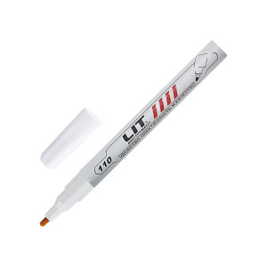 Маркер-краска на масляной основе LIT белый-02