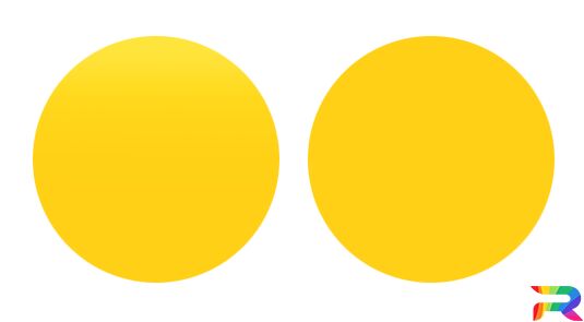 Краска для автомобилей Ford цвет LE -  Bold Yellow (Базовая)