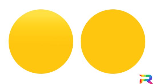 Краска для автомобилей Renault цвет 364 -  Jaune Milleville (Акриловая)