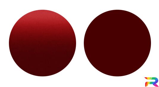 Краска ВАЗ (Лада) цвет 124 - Огненно-красный / Fiery Red (Базовая)