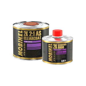 Helios 2K MS2+1 Акриловый лак (0,5л+0,25л  8800)-02