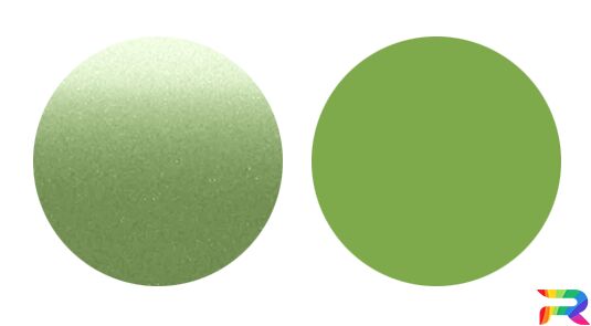 Краска Toyota цвет 6U7 - Green (Базовая)