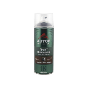 AUTOP Professional 1К Грунт эпоксидный толстослойный № 16 серый 520 мл-05
