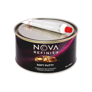 NOVA Шпатлевка универсальная полиэфирная SOFT 1,5 кг (с отвердителем BPO 50 гр)