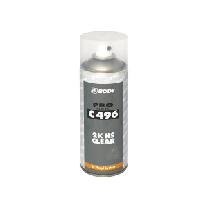 Body PRO Лак прозрачный акриловый HS C496, аэрозоль 400 мл.