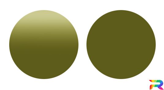 Краска ВАЗ (Лада) цвет 6H, 340, 314 - Оливковый / Oliv / Laubgruen (Базовая)