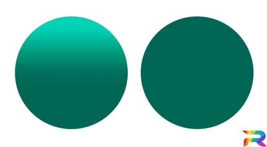 Краска DAF цвет CB919, 1836926, 3555 - Villa Green (Акриловая)