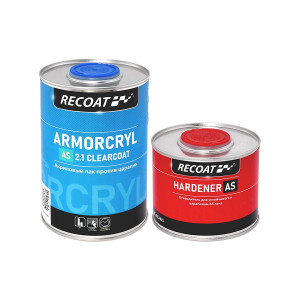 Автомобильный акриловый лак против царапин Recoat RC-ACC10 2K AS Armorcryl 1 + 0,5 л. 1