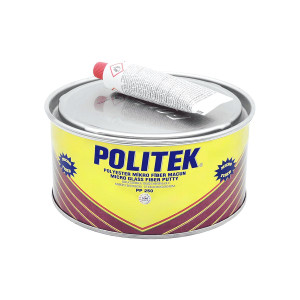POLITEK Шпатлёвка со стекловолокном Micro Glass Fiber PP-250 (зеленая) 1,6 кг.-02