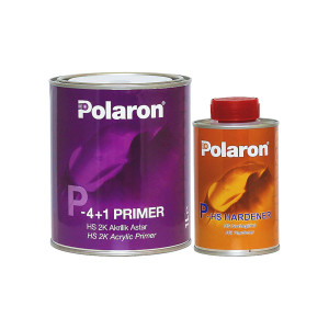 Polaron Грунт 4+1 HS 2K Acrylic Primer серый 1 л. + 0,25 л.-03