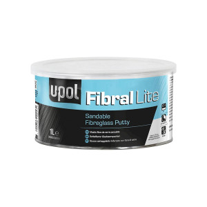 U-POL Шпатлевка стекловолоконная FIBRAL LITE бледно-бежевая 1 л.-02