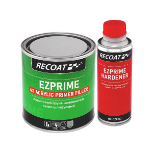 Акриловый автомобильный грунт-наполнитель RECOAT EZPRIME RC-EZ08G 4:1 Primer Filler серый 1