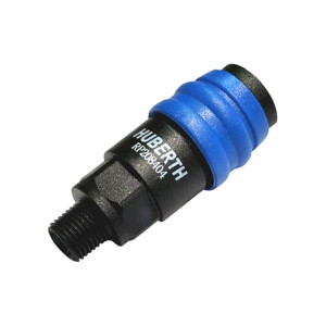 HUBERTH Быстроразъемное соединение, пластик, немецкий тип, 1_4 внешняя резьба  (RP 208404)-02