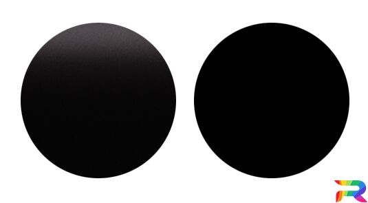 Краска для автомобилей Mercedes Benz цвет 975, 9975, DB9975 -  Caspian Black Chr.Fl. (Базовая)