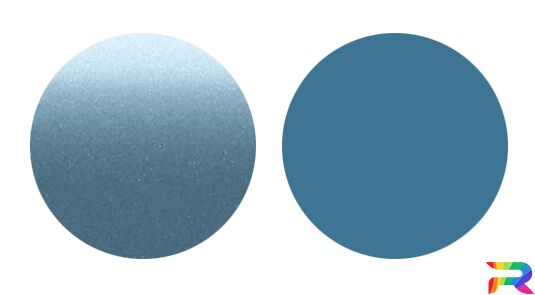 Краска Renault цвет RPA - Bleu Opalin (Базовая)