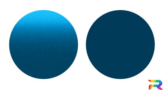 Краска Mini цвет WA59, A59 - Laser Blue (Базовая)