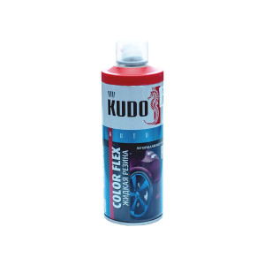 Жидкая резина KUDO Auto KU-5504 красный аэрозоль 520 мл.