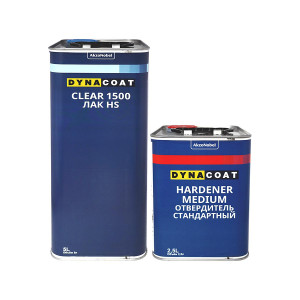 Лак акриловй высокоглянцевый Dynacoat Clear 1500 HS 1 л. с отвердителем Medium 2,5 л. 1