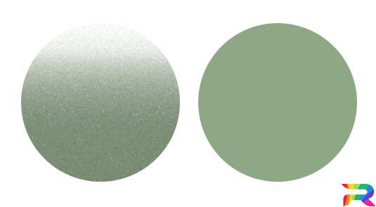 Краска для автомобилей Rover цвет HFH -  Alumina Green (Базовая)