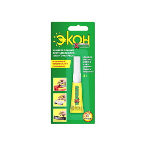 Клей секундный Экон Экспресс 3г. б_карта 12шт.-02