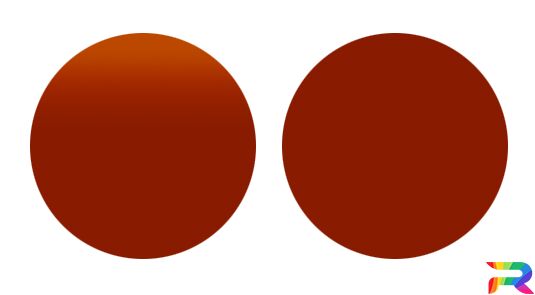 Краска для автомобилей Jaguar цвет 2434, EBF -  Valencia Orange Satin (Базовая)