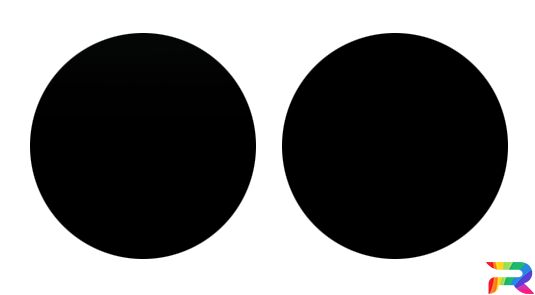 Краска для автомобилей Volvo цвет 1708 -  Black (Акриловая)