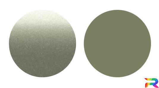 Краска ВАЗ (Лада) цвет 301 - Серебристая ива / Dark Silver (Базовая)