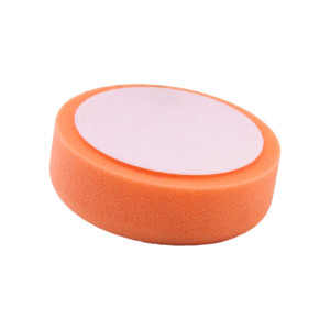 Круг полировальный на липучке оранжевый-02