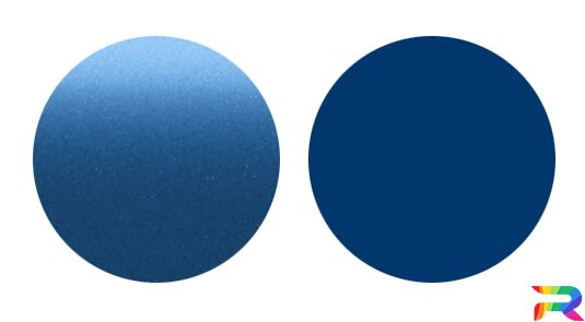Краска для автомобилей Rover цвет JGD -  Oxygen Blue (Базовая)