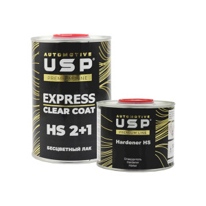 USP Прозрачный лак Premium Express HS 1 л. + 0,5 л.-03