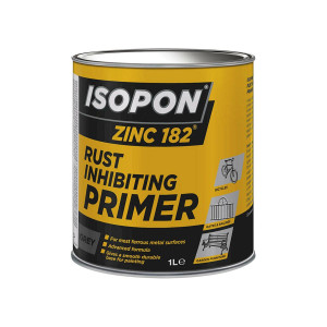 U-POL Грунт антикоррозийный серый ISOPON ZINC 182 банка 1 л.-02