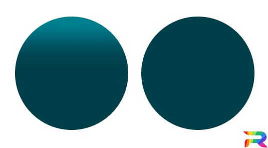 Краска для автомобилей Renault цвет 215145 -  Bleu Menthe Camaieux (Базовая)