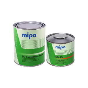 Mipa Грунт усилитель адгезии 2К HS Transparent-Sealer 1 л. + отвердитель MS25 normal 0,5 л.