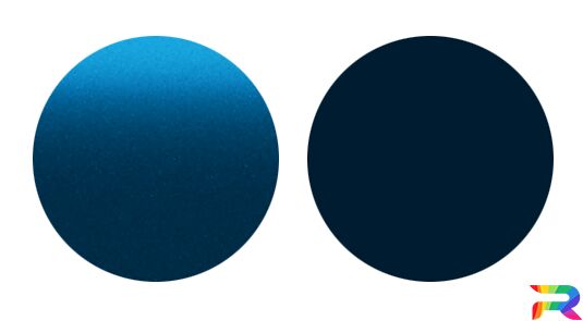 Краска Daewoo цвет OB1 - Octsky Blue (Базовая)