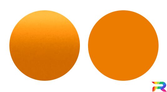Краска Ford цвет NL, JESGWHA, QK - Orange Fury (Базовая)