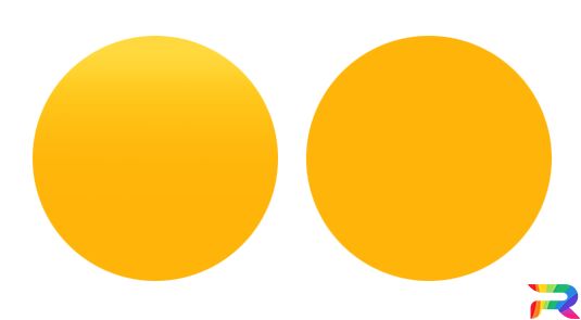 Краска для автомобилей Renault цвет 313 -  Jaune (ANWB) (Акриловая)