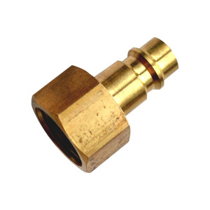 HUBERTH Быстросъемное соединение 3_8 внутренняя резьба, _папа_, немецкий тип , латунь (RP 208332)-02