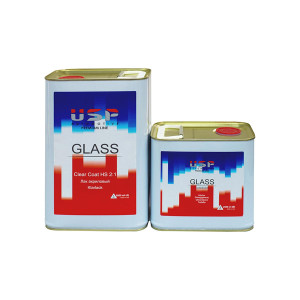 USP Прозрачный лак GLASS HS 5л.+отв 2,5л.-02