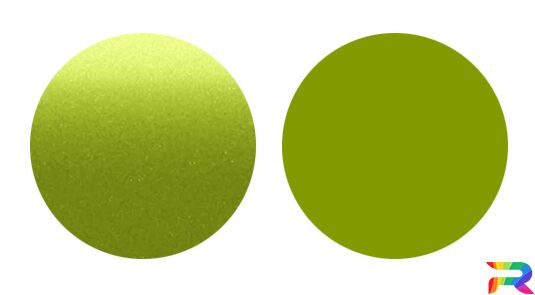 Краска для автомобилей Nissan цвет BJAL, JAL -  Pulse green (Базовая)