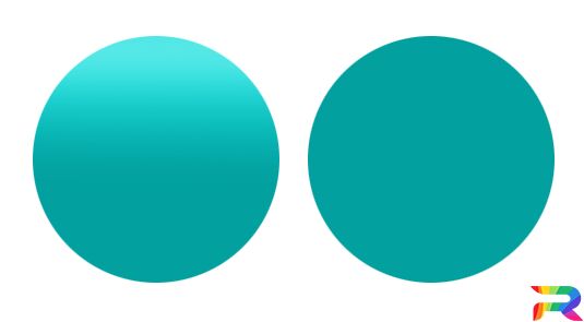 Краска для автомобилей DAF цвет 06434, H3335 -  Turquoise Blauw (Базовая)