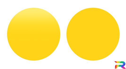 Краска для автомобилей Renault цвет 362 -  Jaune Travhydro (Базовая)