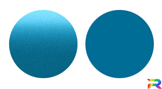 Краска Citroen цвет KNYC, KNY - Bleu Tivoli (Базовая)