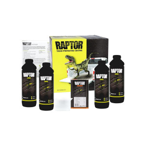 U-POL Raptor Защитное покрытие черное комплект 4 шт. - 710 мл. с отвердителем 0.95 л. 011