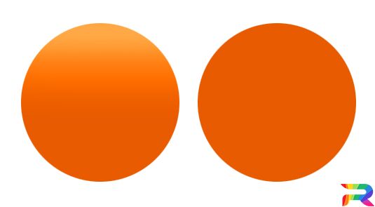 Краска Nissan цвет AX1 - Orange (Акриловая)