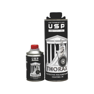 USP Полиуретановое защитное покрытие THORAX 2К 790 гр. + 210 гр. черное-05