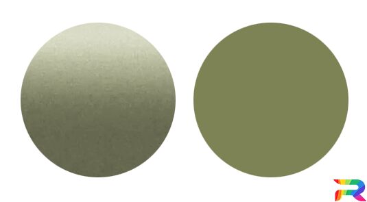 Краска для автомобилей Renault цвет 298 -  Vert Lichen 2 (Базовая)