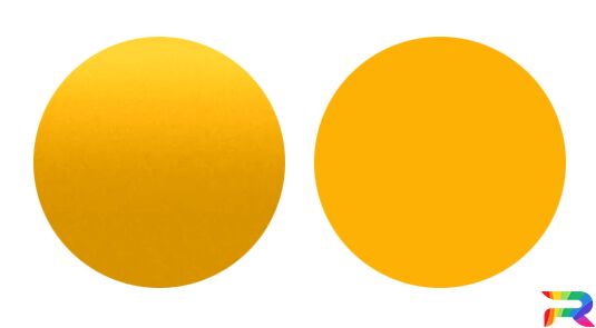 Краска для автомобилей Nissan цвет BEAZII, EAZII -  Yellow (Базовая)